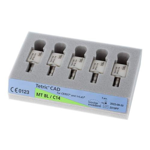 Tetric CAD CEREC/inLab MT BL C14/5 Композитные блоки, 692156