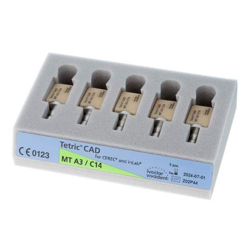 Tetric CAD CEREC/inLab MT A3 C14/5 Композитные блоки, 692154