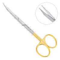 Ножницы хирургические Goldmann-Fox TC, изогнутые, 12,5см
