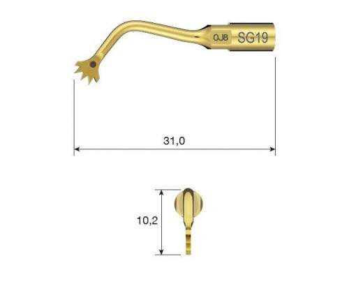 NSK SG19 - насадка для ультразвуковой костной хирургии фото 2