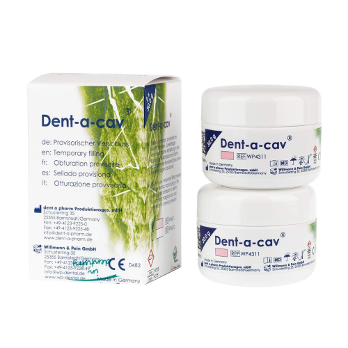Цемент Dent-a-Сav для временных пломб, розовый, 2х30