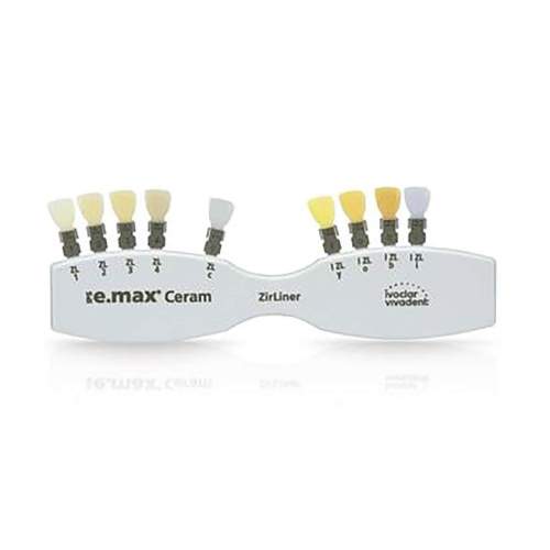IPS e.max Ceram Shade Guide ZirLiner Цветовая шкала, 597069