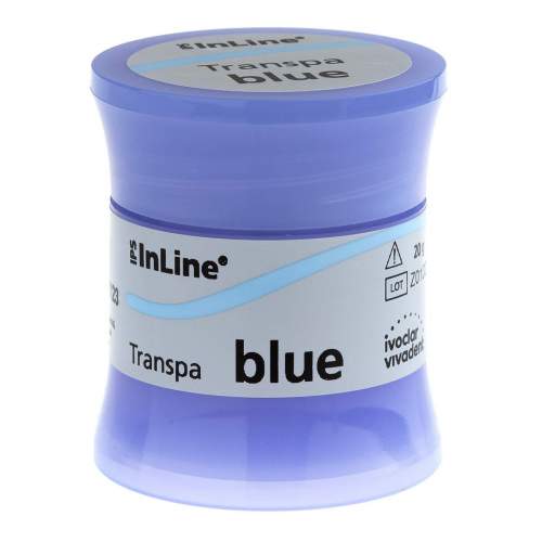 IPS InLine Transpa 20 g blue прозрачные массы, 593284