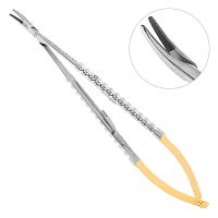 Иглодержатель  Micro-Nadelhalter TC, изогнутый, 18 см