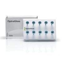 OptraGloss Refill Cup HP Алмаз.полир в форме чаши для полировки до зеркал.блеска композит.и керамики (голуб.)10шт./уп.