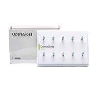 OptraGloss Refill Flame HP Алмаз.полир в форме пламени для полир.до зеркал.блеска композит.и керамики (голуб.)10шт./уп.