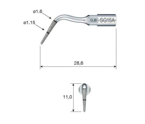 NSK SG15A - хирургическая насадка для имплантации фото 2