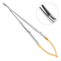 Иглодержатель Micro-Nadelhalter TC, изогнутый, 18 см