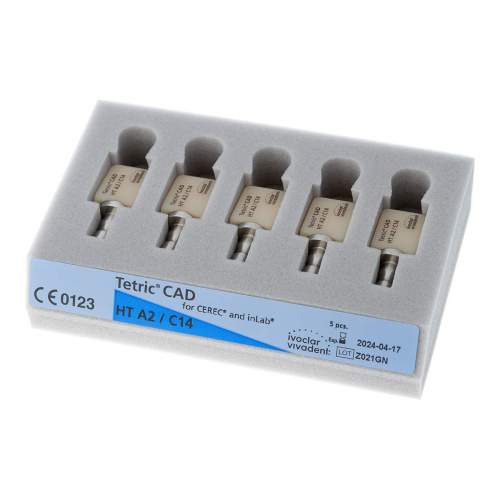 Tetric CAD CEREC/inLab HT A2 C14/5 Композитные блоки, 692149