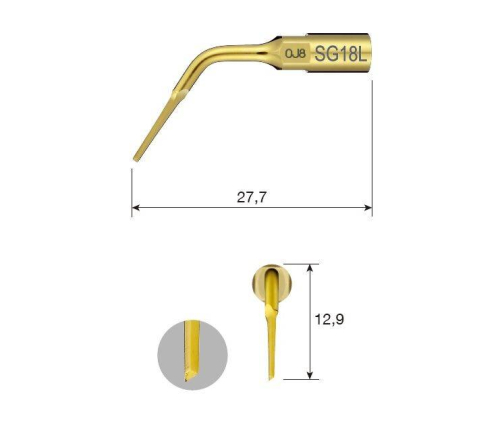 NSK SG18L - хирургическая насадка для удаления зубов фото 2