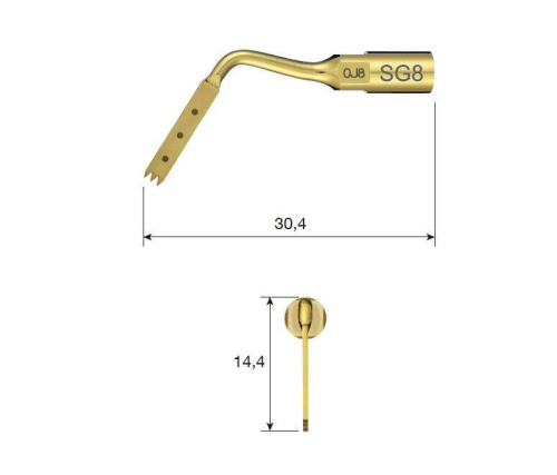 NSK SG8 - насадка для ультразвуковой костной хирургии фото 2