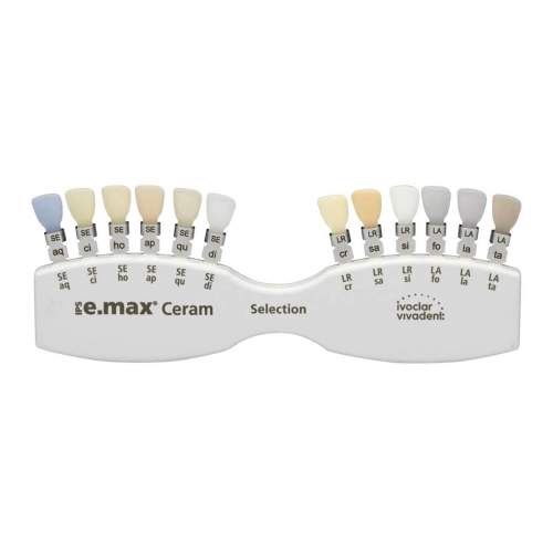 IPS e.max Ceram Selection Shade Guide Расцветка